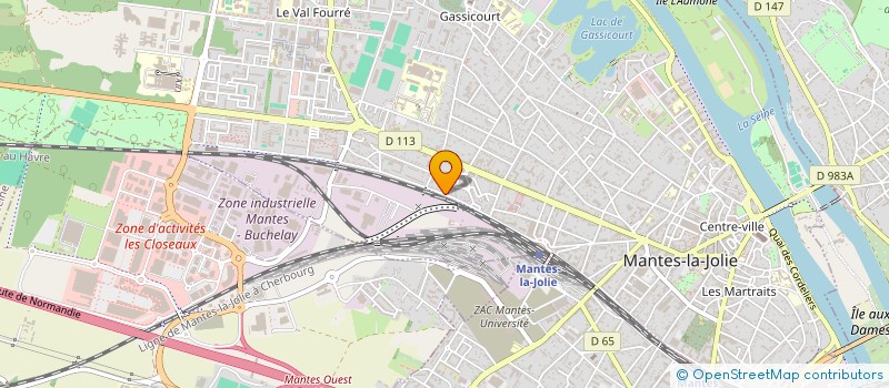 localisation de l'entreprise BATI MANTES à MANTES-LA-JOLIE