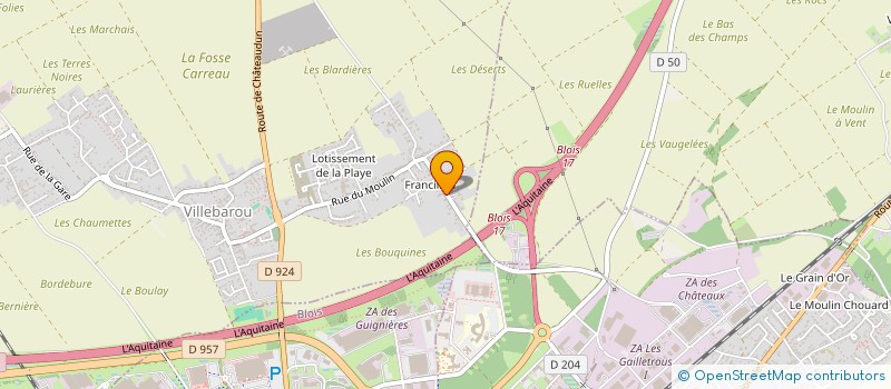 localisation de l'entreprise BATI-MARBRE à VILLEBAROU