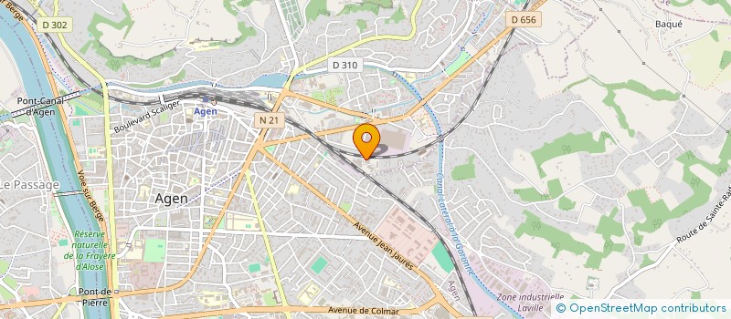 localisation de l'entreprise BATI MARIO  AGEN