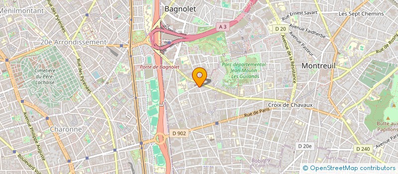 localisation de l'entreprise BATI MAS PROVENCE à BAGNOLET
