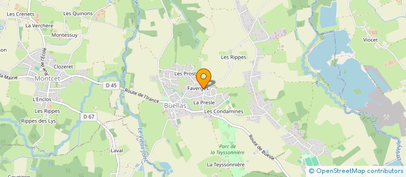 localisation de l'entreprise BATI MATOS 01  BUELLAS