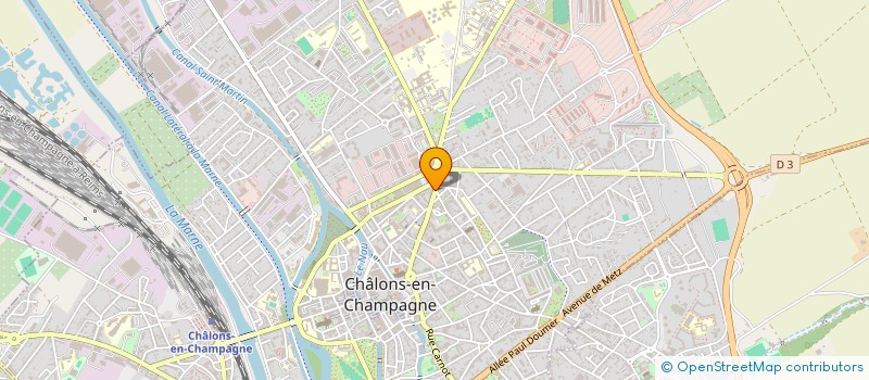 localisation de l'entreprise BATI MAX  CHALONS-EN-CHAMPAGNE