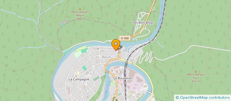 localisation de l'entreprise BATI MED à REVIN