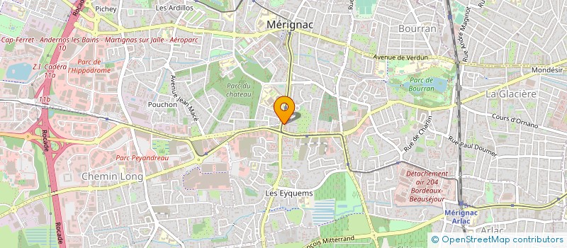 localisation de l'entreprise BATI-MERIGNAC à MERIGNAC