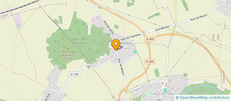 localisation de l'entreprise BATI MESURE  PENCHARD