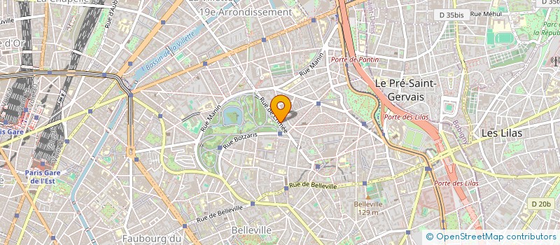 localisation de l'entreprise BATI METAL  PARIS