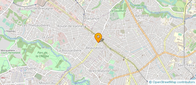 localisation de l'entreprise BATI METAL INTERIM à SAINT-HERBLAIN