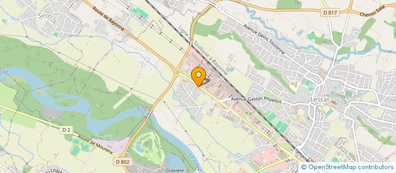 localisation de l'entreprise BATI MEUBLE SERVICE  LESCAR