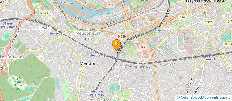 localisation de l'entreprise BATI MEUDON à MEUDON