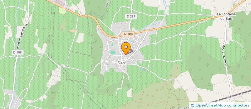 localisation de l'entreprise BATI MG  SAZE