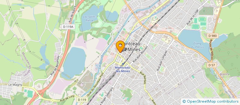 localisation de l'entreprise BATI-MLM à MONTCEAU-LES-MINES