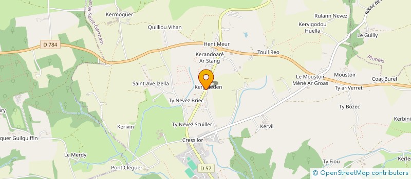 localisation de l'entreprise BATI MO  PLOGASTEL-SAINT-GERMAIN