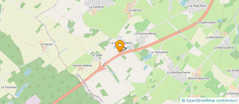 localisation de l'entreprise BATI MOD' à SAINT-PHILBERT-DE-GRAND-LIEU