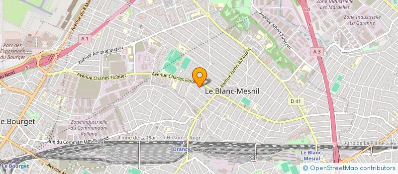 localisation de l'entreprise BATI MOIS à LE BLANC-MESNIL