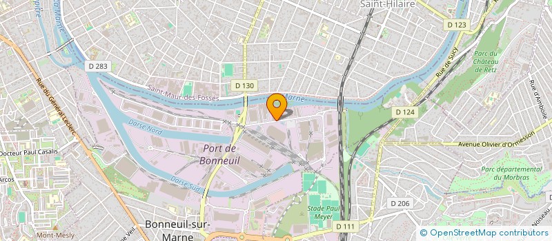 localisation de l'entreprise BATI-MONT  BONNEUIL-SUR-MARNE