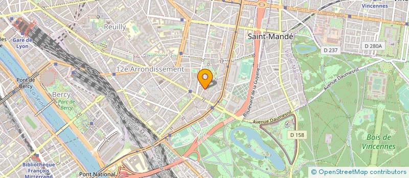 localisation de l'entreprise BATI MORIN à PARIS