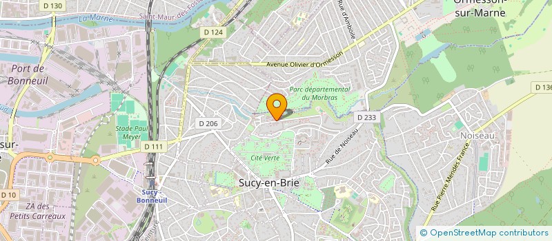 localisation de l'entreprise BATI MULTI SERVICES 'BMS' à SUCY-EN-BRIE