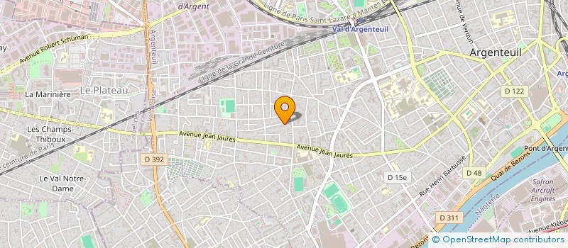 localisation de l'entreprise BATI-MULTISERVICE  ARGENTEUIL