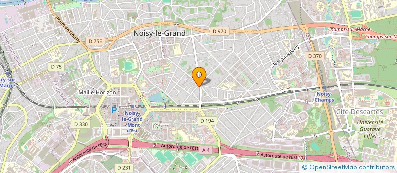 localisation de l'entreprise BATI MULTISERVICES à NOISY-LE-GRAND