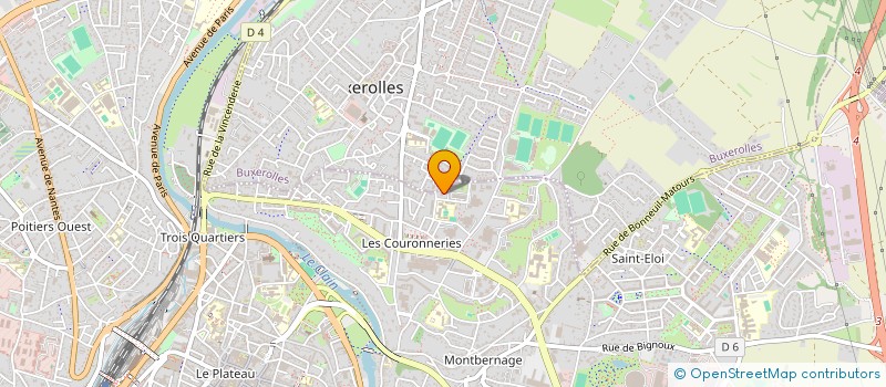 localisation de l'entreprise BATI MUR à POITIERS