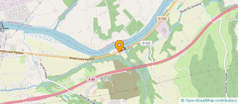 localisation de l'entreprise BATI NATURE à CHATUZANGE-LE-GOUBET