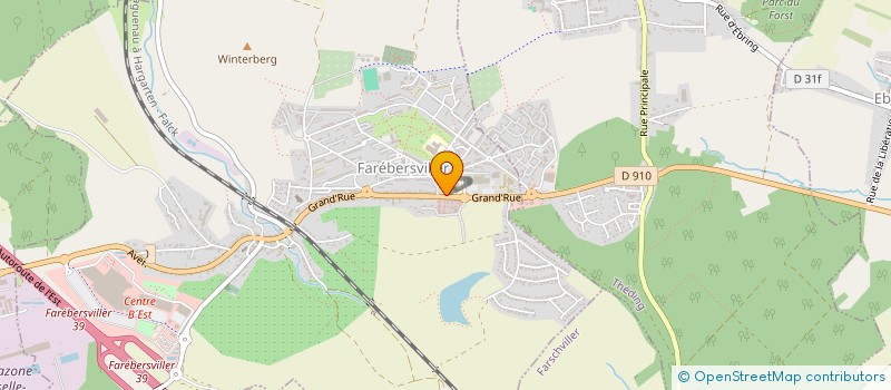 localisation de l'entreprise BATI-NC  FAREBERSVILLER