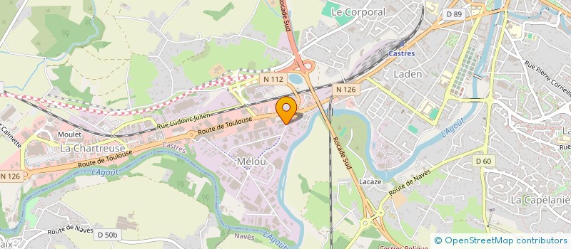 localisation de l'entreprise BATI'NET  CASTRES