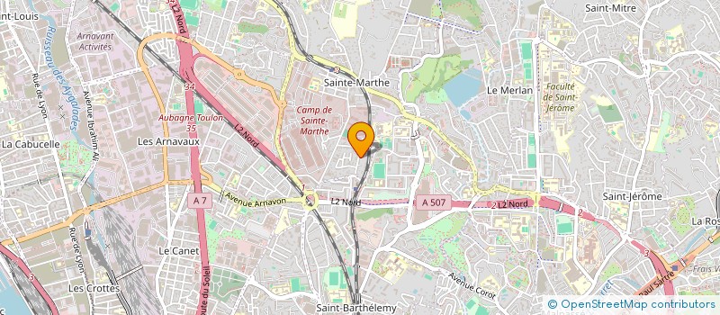 localisation de l'entreprise BATI-NET à MARSEILLE