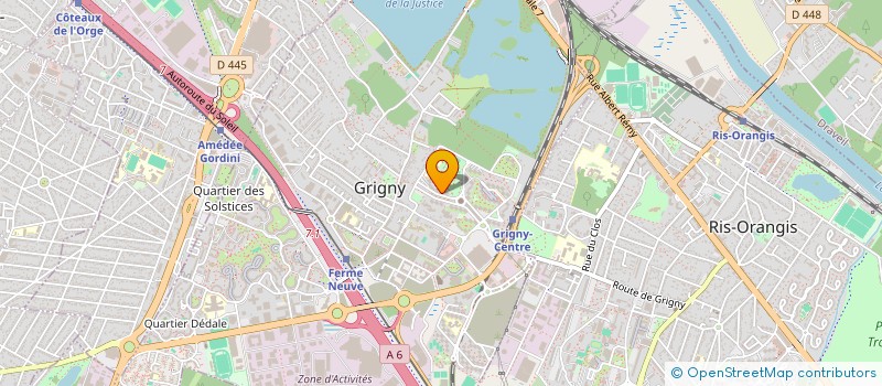 localisation de l'entreprise BATI-NEUF à GRIGNY