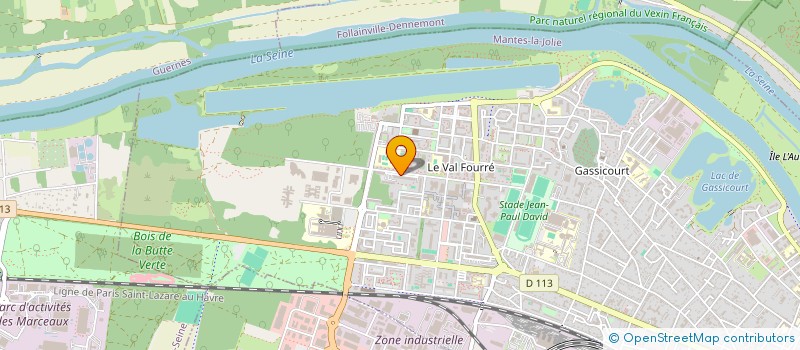 localisation de l'entreprise BATI NF  MANTES-LA-JOLIE