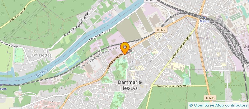 localisation de l'entreprise BATI NORD à DAMMARIE-LES-LYS