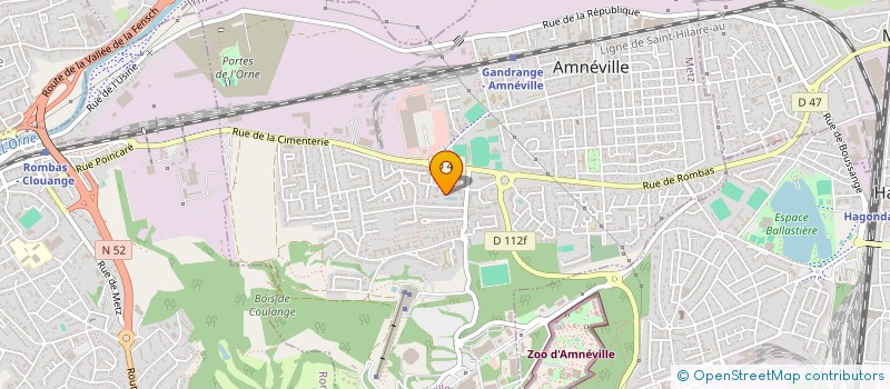 localisation de l'entreprise BATI NORD EST SARL  AMNEVILLE