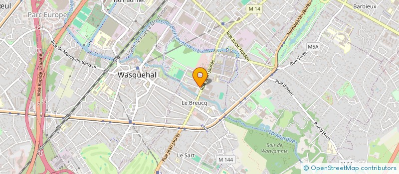 localisation de l'entreprise BATI-NORD SERVICES  VILLENEUVE D ASCQ