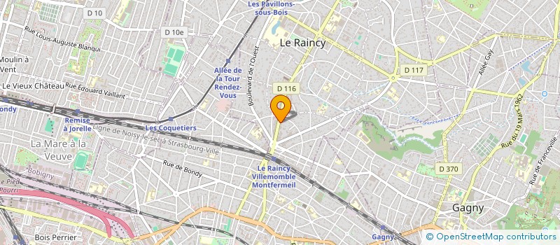 localisation de l'entreprise BATI NOVA  LE RAINCY