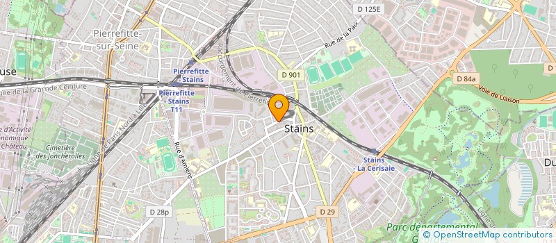 localisation de l'entreprise BATI NOVA à STAINS