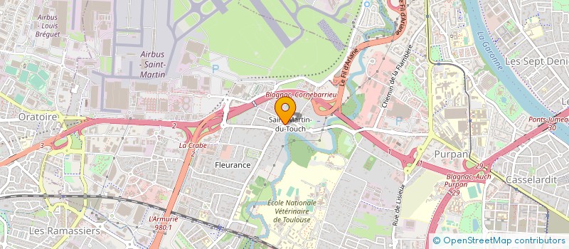 localisation de l'entreprise BATI OCCITANIA à TOULOUSE