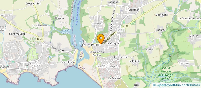 localisation de l'entreprise BATI OCEAN  GUIDEL