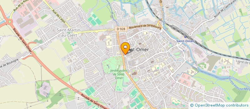 localisation de l'entreprise BATI OCINE MAUBEUGE  SAINT-OMER