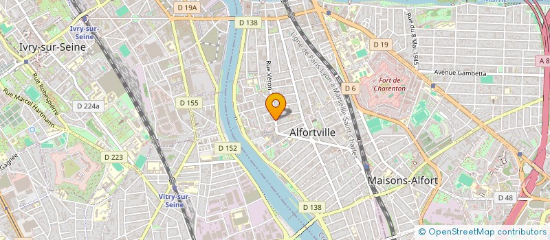 localisation de l'entreprise BATI OR à ALFORTVILLE
