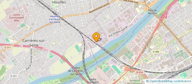 localisation de l'entreprise BATI OUEST à MONTREUIL