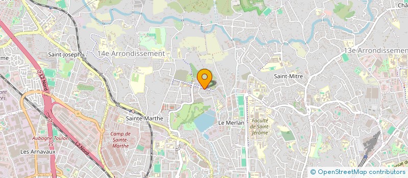 localisation de l'entreprise BATI OUVRAGES à MARSEILLE