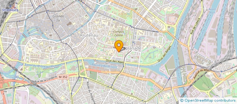localisation de l'entreprise BATI PALACE à STRASBOURG