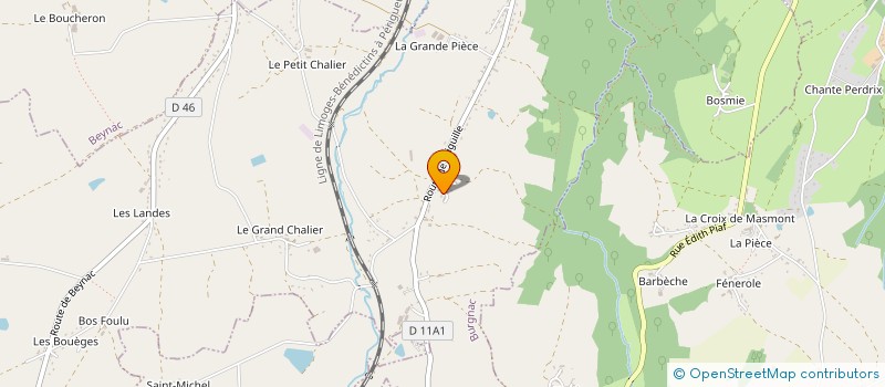 localisation de l'entreprise BATI-PALLIER à BURGNAC