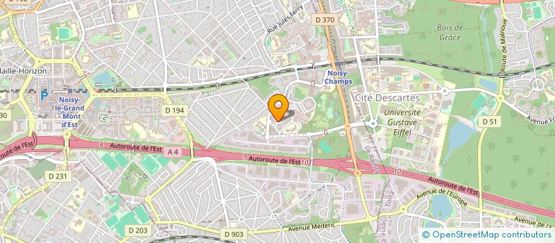 localisation de l'entreprise BATI PARIS  NOISY-LE-GRAND