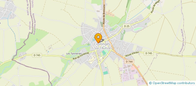 localisation de l'entreprise BATI PASSION  COULONGES-SUR-L'AUTIZE