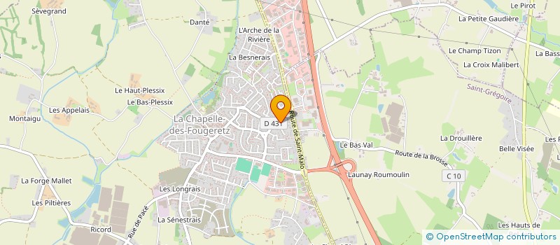 localisation de l'entreprise BATI-PATRIMOINE à SAINT-GILLES