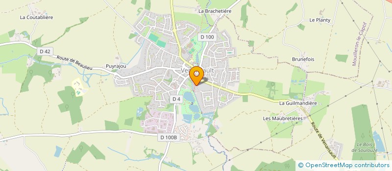 localisation de l'entreprise BATI PATRIMOINE 85 à VENANSAULT
