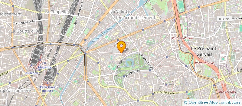 localisation de l'entreprise BATI PEINTURE  PARIS