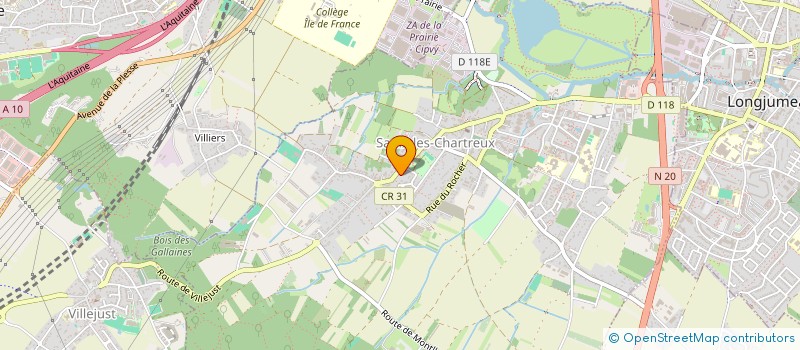 localisation de l'entreprise BATI-PEINTURE SERVICE à BALLAINVILLIERS