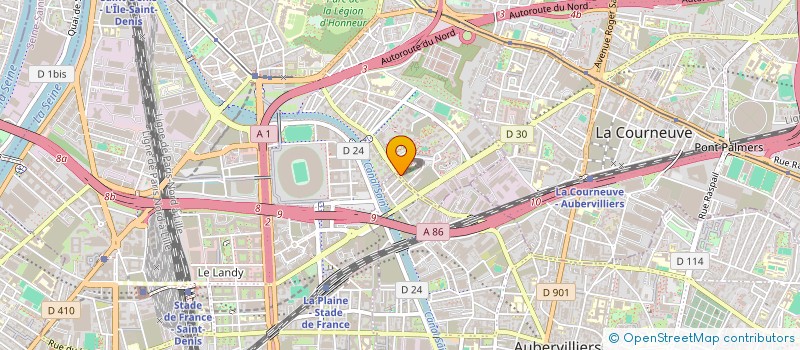 localisation de l'entreprise BATI PEINTURES  SAINT-DENIS